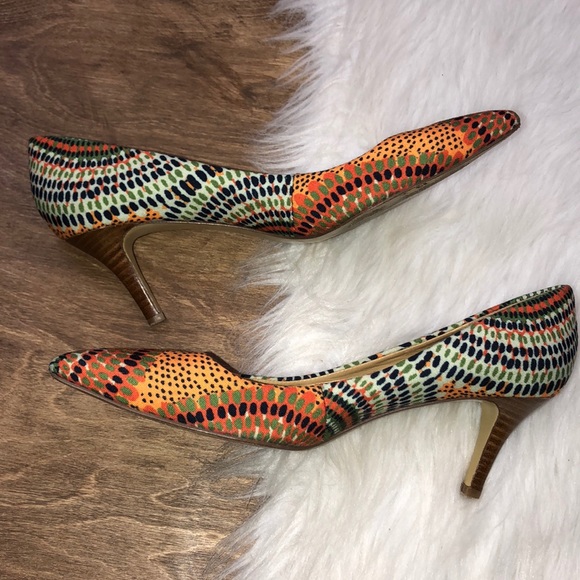 Nine West Shoes - Nine West size 8 Elise multicolor heels